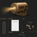 Salange P300 Mini Portable Projector - 4K 8K Video Decoding, 720P HD, Android 11, Wi-Fi, BT 5.1