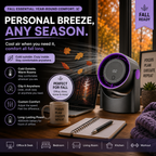 BreezeClip™ Portable Cooling Fan