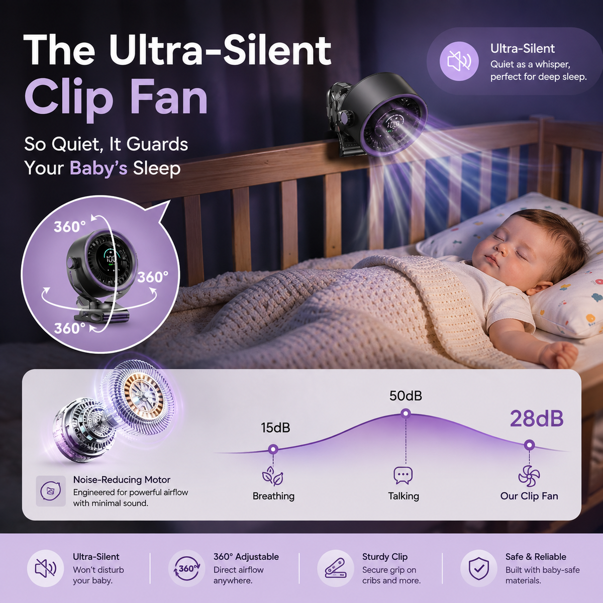 BreezeClip™ Portable Cooling Fan