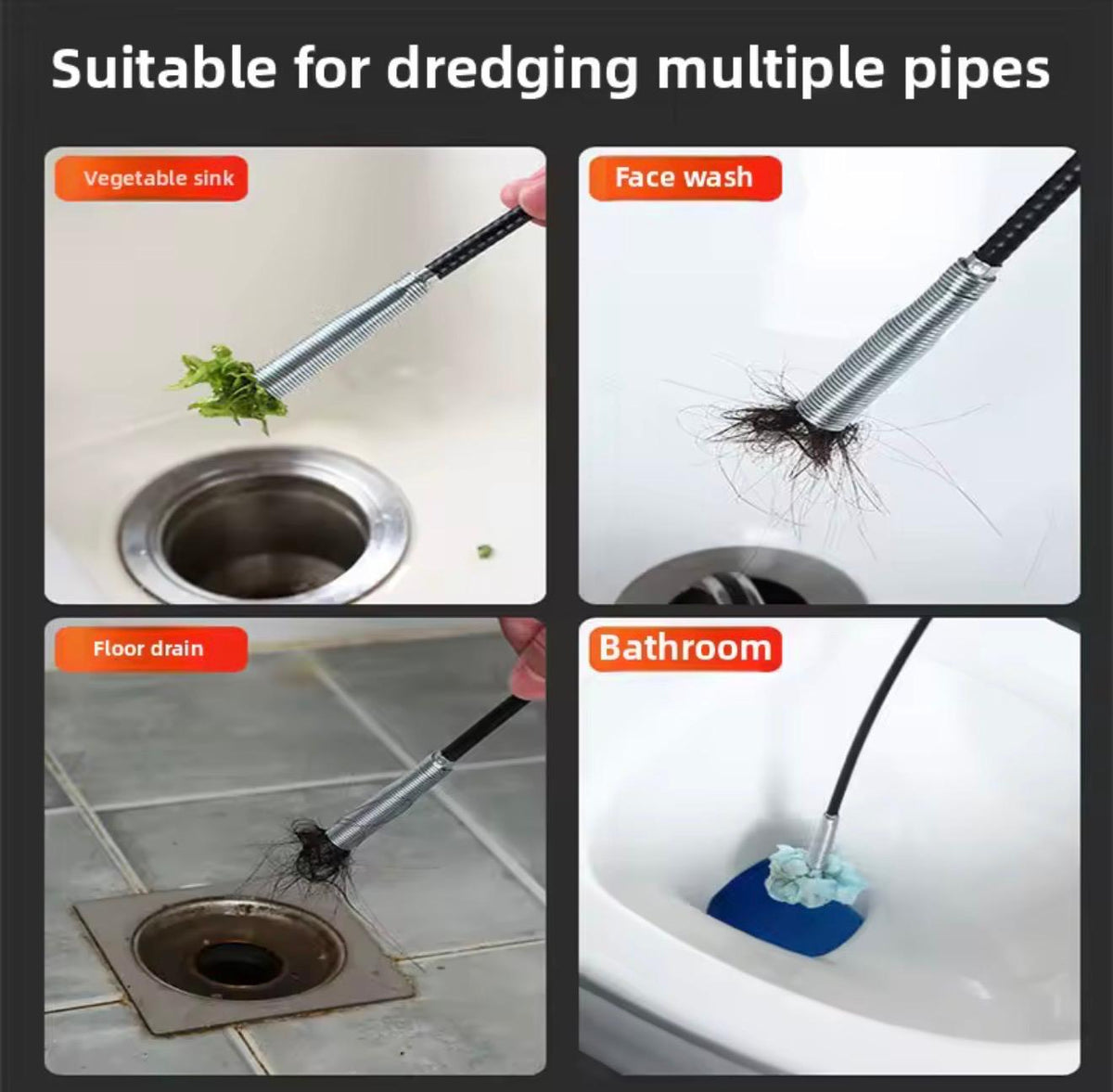 Olvore Drain Rescue - Hair Clog Remover
