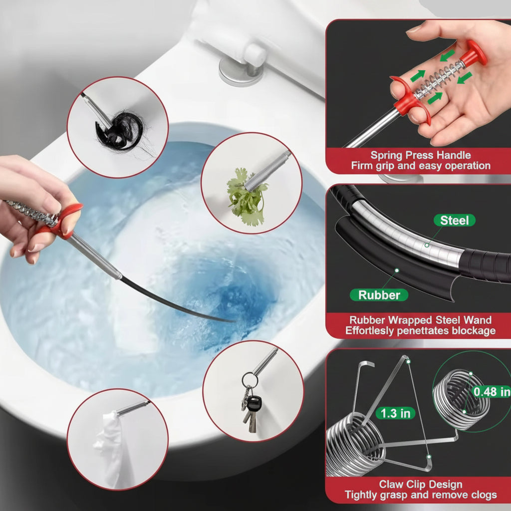 Olvore Drain Rescue - Hair Clog Remover